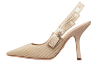 DIOR J'Adior Slim Heel High Heels 10cm Women's Sand Pink