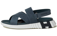 HERMES Electric Strap Sandals Men's Sky Blue