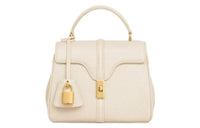 CELINE Lizard Leather Shoulder Bag Crossbody Bag Handbag Mini Women's Stone Gray Stone