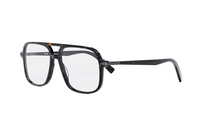 DIOR Acetate Oval Eyeglass Frames Men's Tortoiseshell