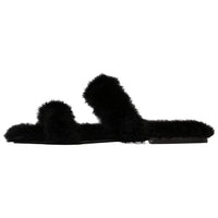 SAINT LAURENT Slip-Resistant Slide Slippers Women's Black