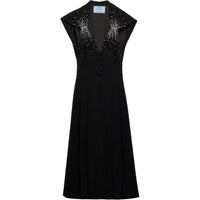 PRADA Sleeveless Dress Women's Black