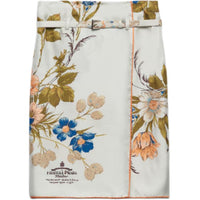 PRADA Floral Printed Belted Skirt