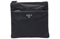 PRADA Nylon Fabric Messenger Bag Shoulder Bag Crossbody Bag Men's Black