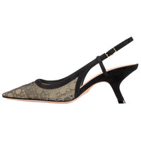 DIOR Capture Irregular Heel High Heels 6.5cm Women's Black