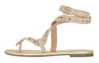 DIOR Poison-D Stylish Sandals Women's Gold
