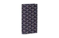 GOYARD SAINT-LAMBERT Canvas With Leather Cell Phone Pouch Wallet Unisex Marine Blue