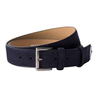 PRADA Logo embellished Suede Belt