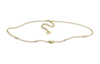 CHANEL Mini Heart Decoration Waist Chains Women's Gold