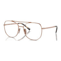 PRADA Metal Aviator Eyeglass Frames Women's Pink
