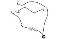 CHANEL Metal Faux Diamond Necklaces Unisex Silver