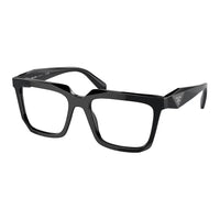 PRADA Acetate Square Eyeglass Frames Women's Black