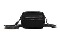 SAINT LAURENT Camp Camera Bag In Nylon And Lambskin Small Black