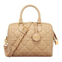 DIOR Calfskin Shoulder Bag Crossbody Bag Handbag Medium Size Women's Cookie