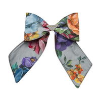 PRADA Logo-appliqué Bow Hair Clip