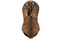 SAINT LAURENT One-Piece Swimsuits Women's Leopard Print