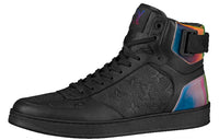 LOUIS VUITTON Rivoli Skateboard Shoes Men High-Top Black