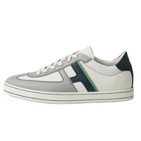 HERMES Boomerang Low Top Skateboard Shoes Men's Gray Green