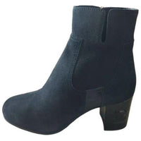 CHANEL 23B Ankle Boots Women's Black
