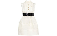 MIU MIU Sleeveless Dress Women's White