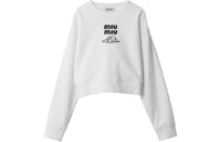 MIU MIU SS24 Sweatshirt Women's White