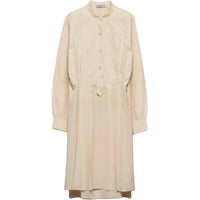 PRADA Gradient-effect Silk Midi Dress