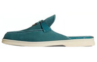 Loro Piana Wrap-toe Slippers Women's Green