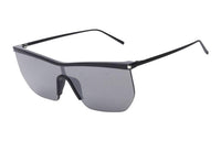 SAINT LAURENT Irregular Shape Sunglasses Women's Gray