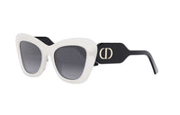 DIOR Acetate Butterfly Sunglasses Women's White