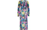 SAINT LAURENT Long-Sleeved Dresses Women's Multicolor