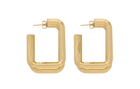 SAINT LAURENT Metal Earrings Women's Gold