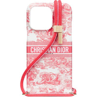 DIOR Leather Material Fashion Phone Cases Compatible With IPhone 15 Pro Max Girlish