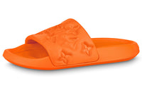 LOUIS VUITTON Waterfront Slip Resistant Slide Slippers Men's Orange