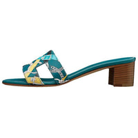 HERMES Oasis Slide Slippers Women's Blue