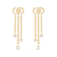 DIOR Metal Earrings Women's Gold