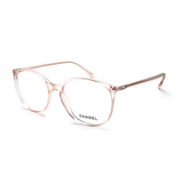 CHANEL Plate Frame Oval Eyeglass Frames Unisex
