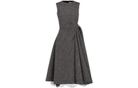 DIOR FW22 Sleeveless Dress Women's Gray