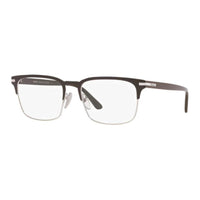 PRADA Acetate Rectangular Eyeglass Frames Men's Brown
