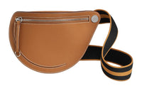 HERMES Petite Course Epsom Calfskin Shoulder Bag Women's Gold/Black/Caramel