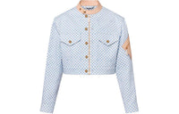 LOUIS VUITTON Double Fastening Damier Denim Jacket