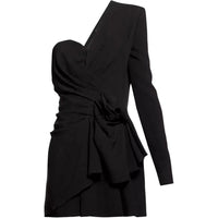 SAINT LAURENT Long Sleeved Dresses Women's Black