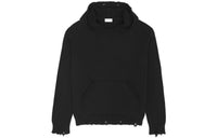 SAINT LAURENT Distressed Knitted Hoodie