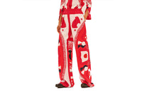 HERMES Casual Pants Women's Red