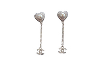 CHANEL Earrings Women's Gold