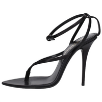 SAINT LAURENT Nadja One Strap Sandals 10.5cm Women's Black