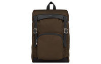 SAINT LAURENT Nylon Backpack Men's Dark Persimmon/Yellow Brown