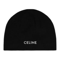 CELINE Wool Beanies Men's Black