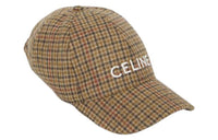 CELINE Cotton Baseball Caps Men's Yellow