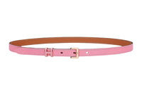 HERMES Leather Belts Women's Pink