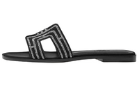 HERMES Slide Slippers Women's Black